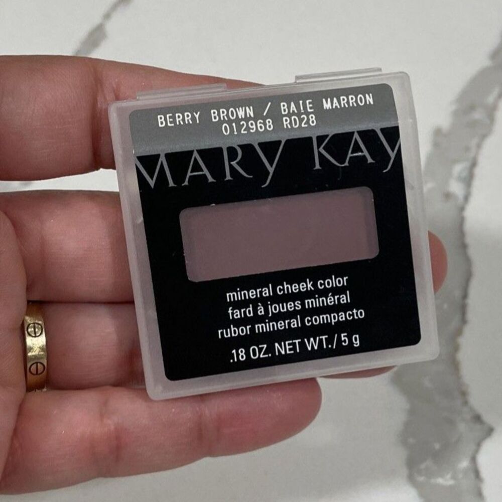 Mary Kay BERRY BROWN Mineral Cheek Color #012968 Discontinued Blush 0.18 oz NEW